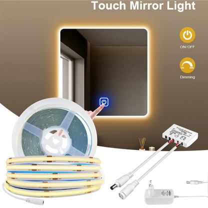 Touch Dimmable COB LED Vanity Makeup - La Mode Escape