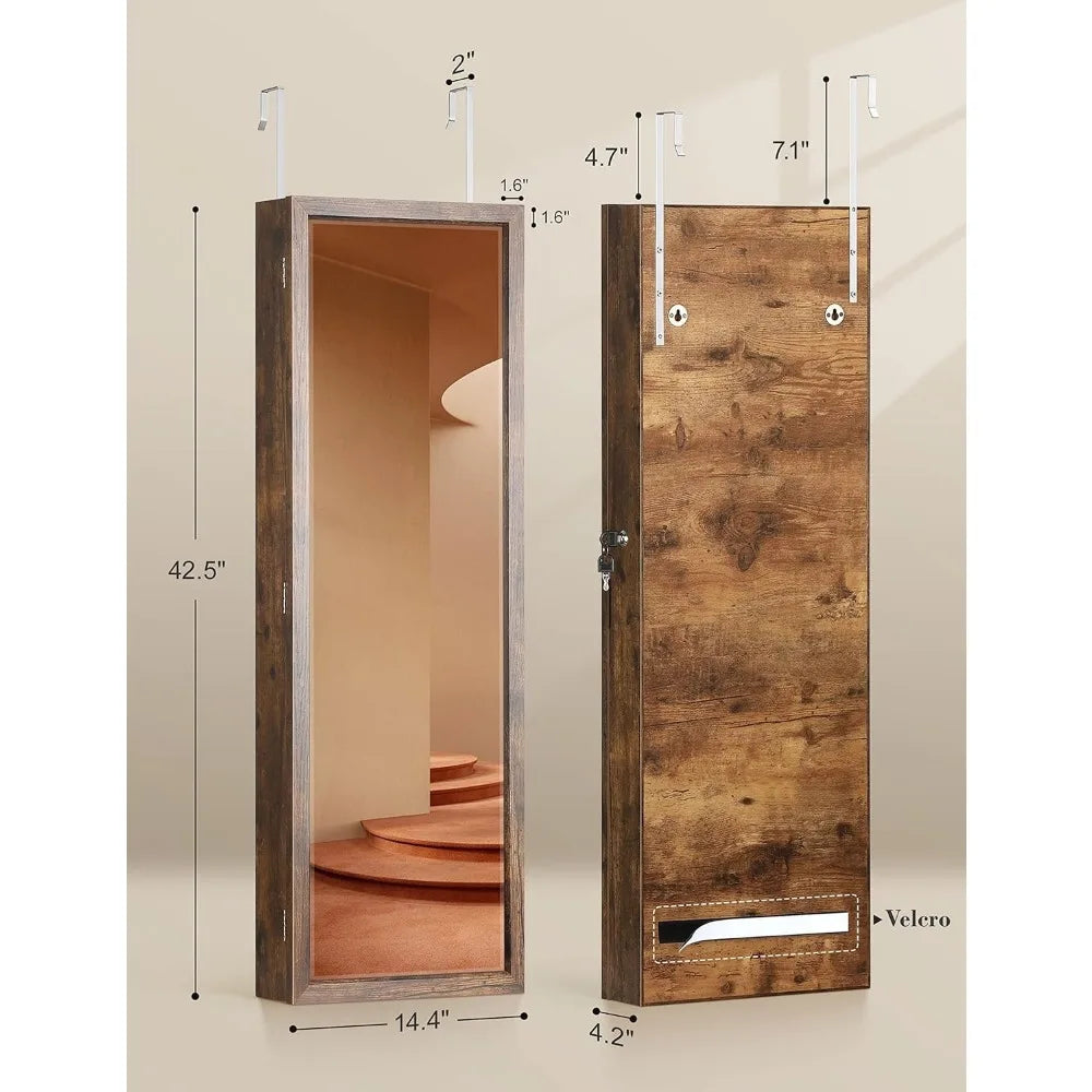 Armoire pour Bijoux - Miroir -  LED - La Mode Escape