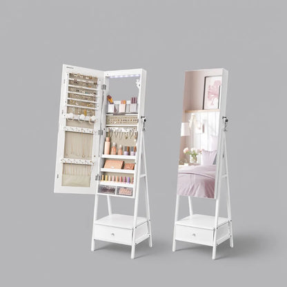 Armoire pour Bijoux - Miroir -  LED - La Mode Escape