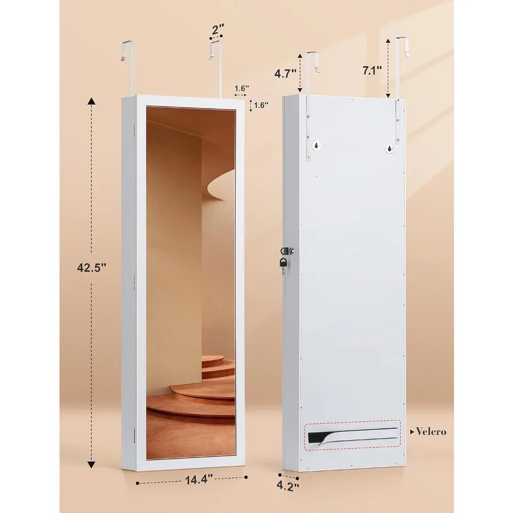 Armoire pour Bijoux - Miroir -  LED - La Mode Escape