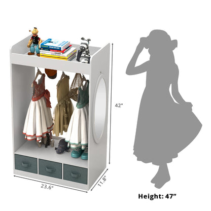 Armoire - Miroir - Rangement de vêtements - Placard - La Mode Escape