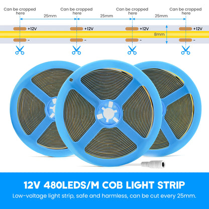 Lámpara de tocador con luz LED COB regulable y táctil - La Mode Escape