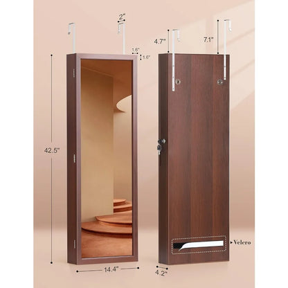 Armoire pour Bijoux - Miroir -  LED - La Mode Escape